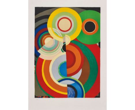 δ Sonia Delaunay (1885-1979)Automne (Autumn)Lithograph printed in colours, circa 1970, signed and inscribed 'E.A' in pencil, 