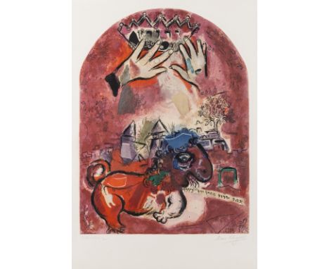 δ Marc Chagall (1887-1985) (after)Jerusalem Windows. Judah (Charles Sorlier 15)Lithograph printed in colours, 1964, signed an
