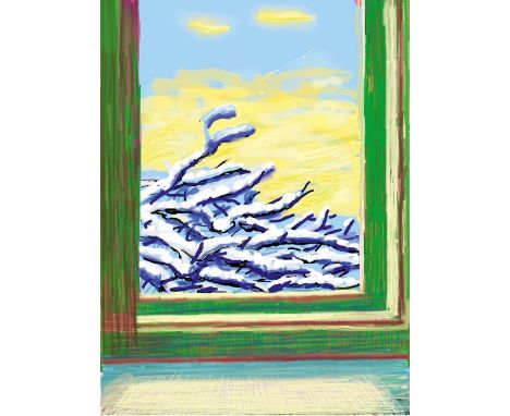 δ David Hockney (b.1937)iPad drawing ''No. 610', 23rd December 2010Inkjet print in colours, 2010, signed and numbered from th