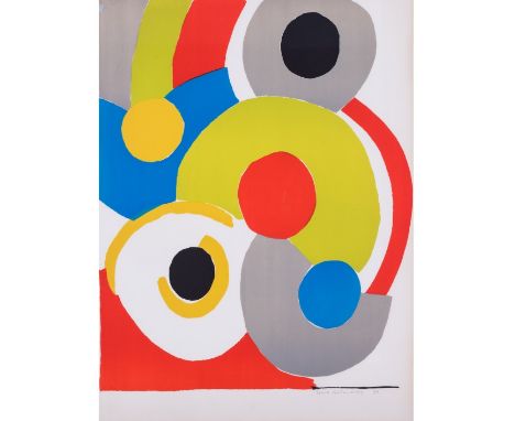 δ Sonia Delaunay (1885-1979)Ballons multicolores (Multicoloured Balloons)Lithograph printed in colours, 1970, signed, dated a