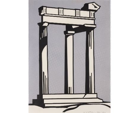 Roy Lichtenstein (1923-1997)Temple (Corlett II.3)Lithograph printed in colours, 1964, signed, dated and numbered from the edi