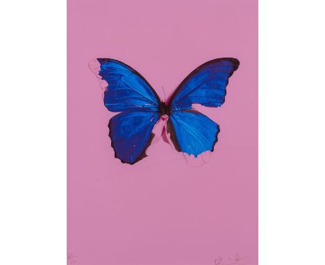 δ Damien Hirst (b.1965)Blue Butterfly (From In the Darkest Hour There May Be Light)Screenprint with glaze printed in colours,