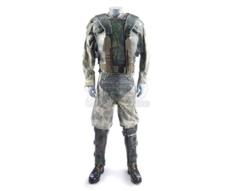 Sergeant Apone's (Al Matthews) screen-matched U.S. Colonial Marines armor costume from James Cameron's sci-fi horror sequel A