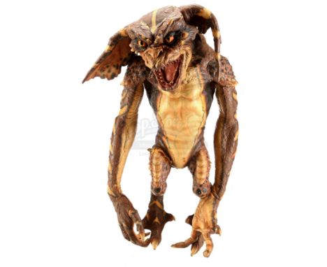 A gremlin puppet from Joe Dante's comedy horror sequel Gremlins 2: The New Batch. Having taken over Clamp Center in New York,