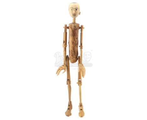 A Pinocchio puppet from Francis Ford Coppola's unproduced adaptation of Pinocchio. Multiple puppets and maquettes were made d