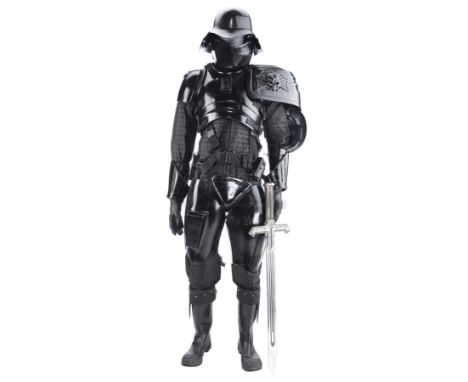 A Skeletor trooper costume and sword from Gary Goddard's fantasy adventure Masters of the Universe. Skeletor (Frank Langella)