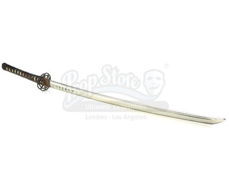 Nathan Algren's (Tom Cruise) stunt katana from Edward Zwick's feudal period piece The Last Samurai. Katsumoto (Ken Watanabe) 