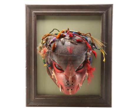 A Ripper mask from Rachel Talalay's post-apocalyptic comic book adaptation Tank Girl. The Rippers, a group of super soldiers 
