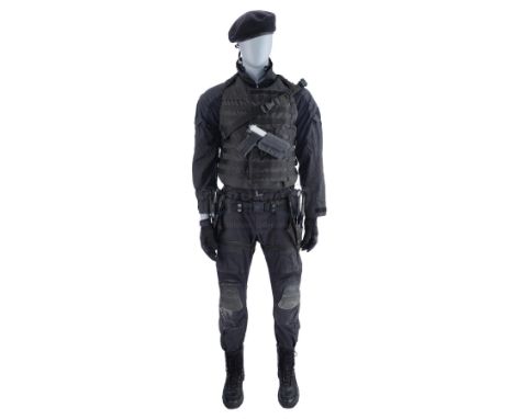 Lee Christmas' (Jason Statham) tactical costume from Simon West's action sequel The Expendables 2. Christmas wore his signatu