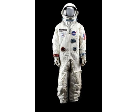 Neil Armstrong's (Ryan Gosling) screen-matched Gemini spacesuit from Damien Chazelle's biographical drama First Man. Armstron
