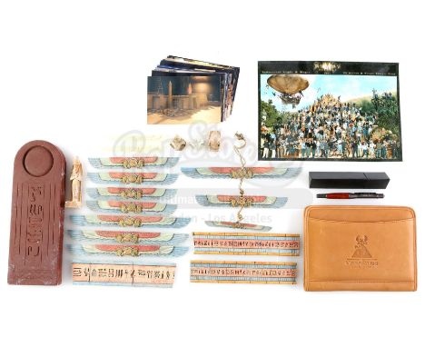 Miniature set pieces and crew ephemera from the action-adventure sequel The Mummy Returns. The lot is comprised of various mi