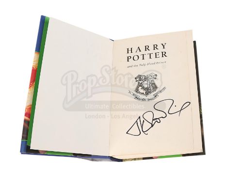 A J.K. Rowling-autographed copy of Harry Potter and the Half-Blood Prince, the sixth book in her seven-part fantasy-adventure