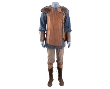 Edmund Pevensie's (Skandar Keynes) armored costume from Andrew Adamson's adaptation of C.S. Lewis' fantasy novel The Chronicl