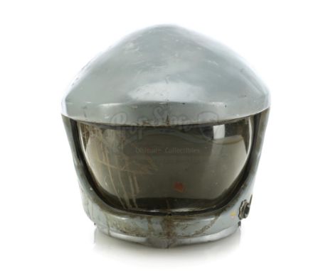 Captain Mike Davison's (Stan Ivar) distressed space helmet from William Malone's sci-fi horror film Creature. The crew of the