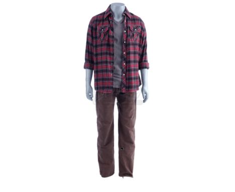 Jacob Black's (Taylor Lautner) message from Alice Cullen (Ashley Greene) costume from Bill Condon's fantasy romance sequel Th