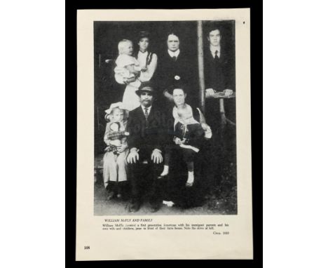 William McFly (Michael J. Fox) and family print from Robert Zemeckis' sci-fi adventure sequel Back to the Future Part III. Ma