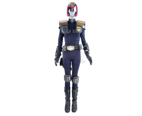 Judge Hershey's (Diane Lane) costume from Danny Cannon's comic book adaptation film Judge Dredd. In a dystopian future, Hersh