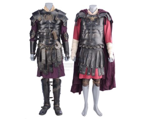 Messala Severus' (Toby Kebbell) and Pontius Pilate's (Pilou Asbaek) hero costumes from Timur Bekmambetov's biblical remake Be