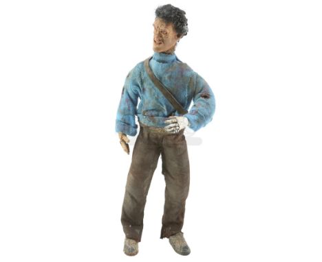 An Ash Williams (Bruce Campbell) Mini-Ash puppet from Sam Raimi's comedy horror sequel Army of Darkness. After Ash smashed a 