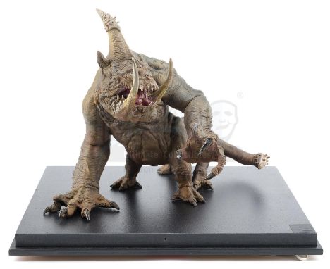 A Garthok creature maquette from the production of Steve Barron's sci-fi comedy Coneheads. After being accused of treason on 