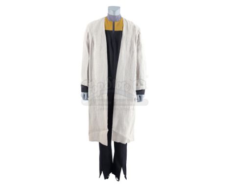 Dr. Lewis Zimmerman's (Robert Picardo) Starfleet uniform and lab coat from the sci-fi television series Star Trek: Voyager. I