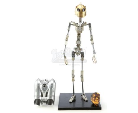 A stop-motion Rocketeer puppet armature and related production ephemera from the production of Joe Johnston's action adventur