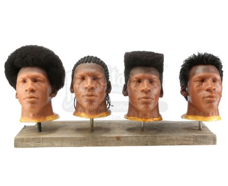 Michael Jordan hairstyle reference heads created for an AT&amp;T commercial circa 1985. These heads, created with an early it