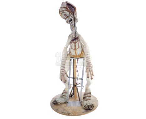 A full-size standing dignitary alien puppet from the production of Barry Sonnenfeld's sci-fi comedy sequel Men in Black 3. Ag