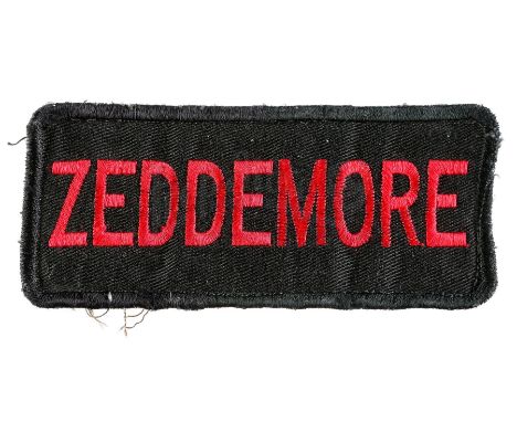 Winston Zeddemore's (Ernie Hudson) Ghostbusters uniform patch from Ivan Reitman's action-comedy sequel Ghostbusters 2. Zeddem