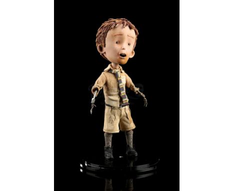 A James Henry Trotter (Paul Terry) stop-motion puppet from Henry Selick's stop-motion animation James and the Giant Peach. Ja