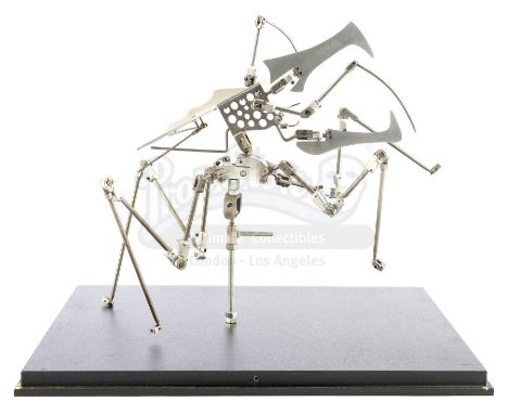 A Warrior Bug stop-motion training puppet from the production of Paul Verhoeven's sci-fi satire Starship Troopers. After John