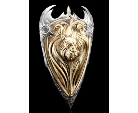 King Llane's (Dominic Cooper) Shield from Duncan Jones' video game adaptation Warcraft. King Llane used his shield during the