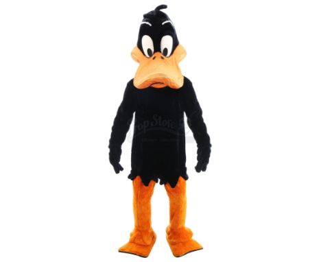 A Daffy Duck costume from Six Flags Theme Parks. Performers populated the chain of North American theme parks dressed as vari