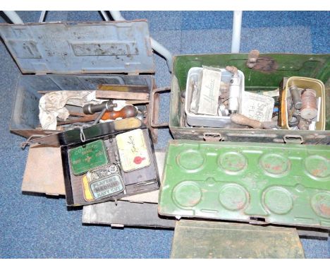 Tools, including screwdrivers, chucks, spanner set and sundries.