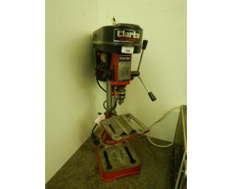 A Clarke Metal Worker pillar drill, Model No CDP5R. Viewing: Tuesday 12th July 10am to 4pm Grangeway Road Wigston LE18 1JE. C