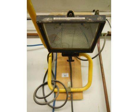An industrial halogen lamp. Viewing: Tuesday 12th July 10am to 4pm Grangeway Road Wigston LE18 1JE. Collection by arrangement