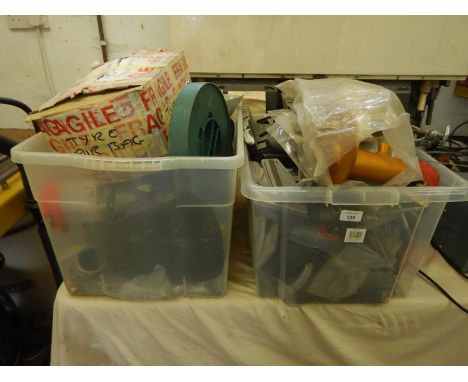 Various tools, components, etc, (2 crates). Viewing: Tuesday 12th July 10am to 4pm Grangeway Road Wigston LE18 1JE. Collectio