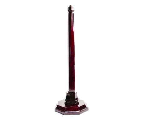 Rare Art Deco c1930s Stardust Faturan Cherry Amber Bakelite lamp stand: Formed from a rare &amp; desirable class of faturan w