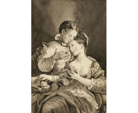 * Frökenberg (Bengt, 1776-1845). An album of original watercolours and drawings, 57 leaves, drawn on rectos only, comprising: