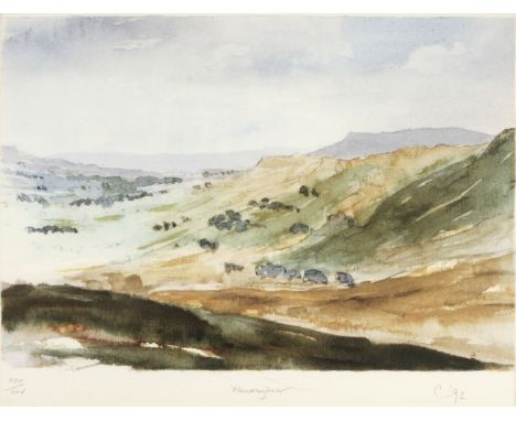 AR  * Charles (King of the United Kingdom III, 1948-). Wensleydale, 1992, lithograph on watermarked Somerset paper, printed b