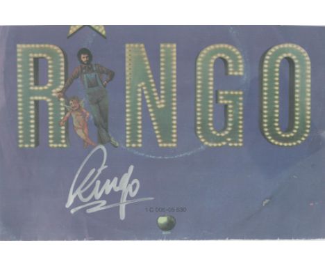 Ringo Starr signed 7x4 approx colour magazine image. Sir Richard Starkey MBE (born 7 July 1940), known professionally as Ring