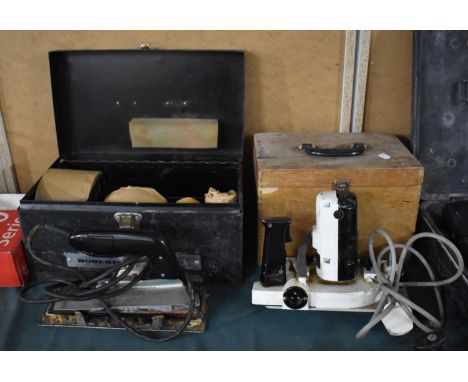 A Roberts Orbital Sander and a Cimco Door Trimmer 