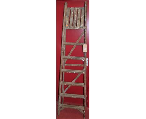 A pine decorators ladder