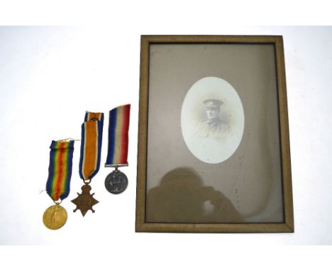 A WWI trio to R-11626 Pte. T. Butt, Kings Royal Rifle Corps comprising 1914-15 Star; 1914/18 British War Medal; Victory Medal