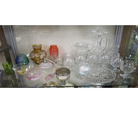 Shelf of glass