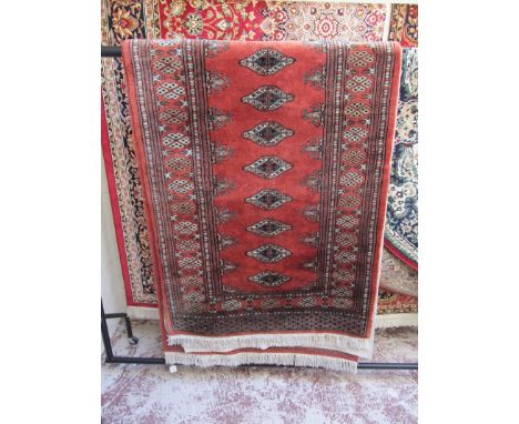 Pakistan Bokhara carpet - 3.69 x .98m - Hand-knotted in wool on cotton