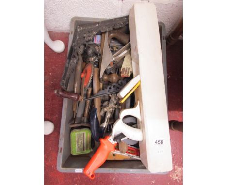 Box of tools - Mostly carpentry, to include Stanley