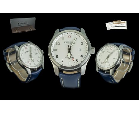 Superb Bremont Solo Chronometer Automatic Gents Watch, Originally Purchased In 2013, This 43 mm Diameter Watch Is In Excellen