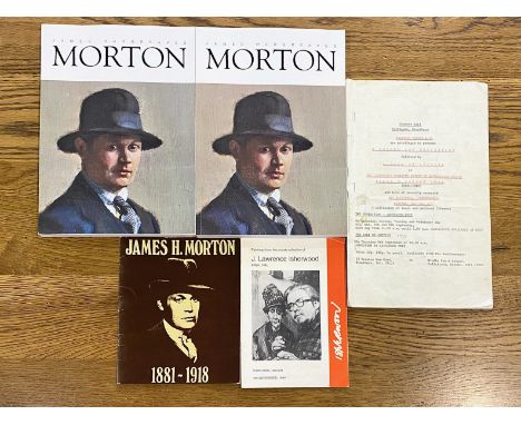 James Hargreaves Morton (1881-1918) A Collection of Rare Books, to include an original auction catalogue from Windsor Hall, N