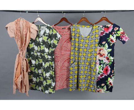 Fourteen various vintage dresses; &amp; various other items of vintage clothing. 